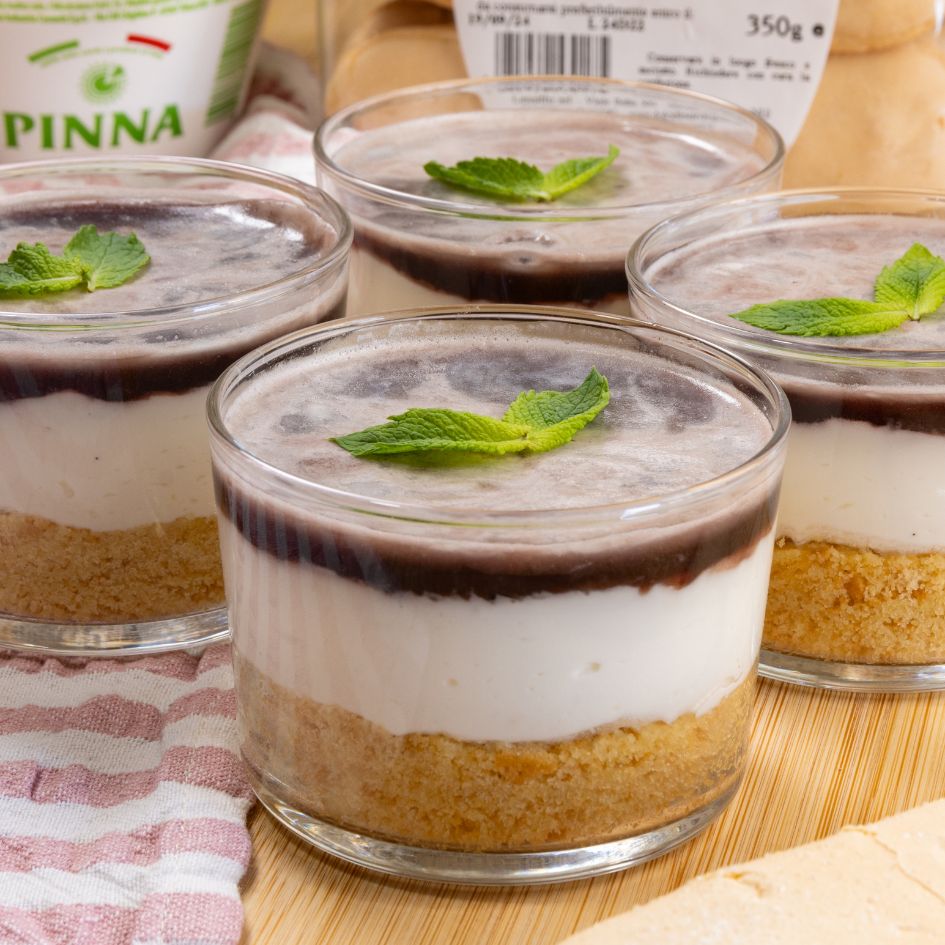 mini cheesecake ricotta e mirto